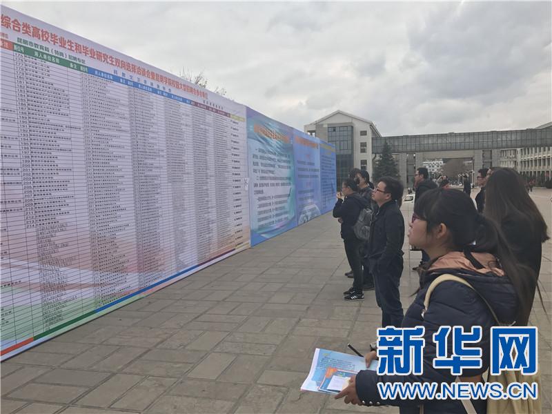 云南省综合类高校毕业生双选会在beat365英国官网举行